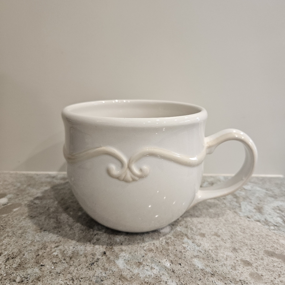 Princess House Stoneware Pavillion Ceramic Soup Mug 1326 w / Box - Picture 3 of 9